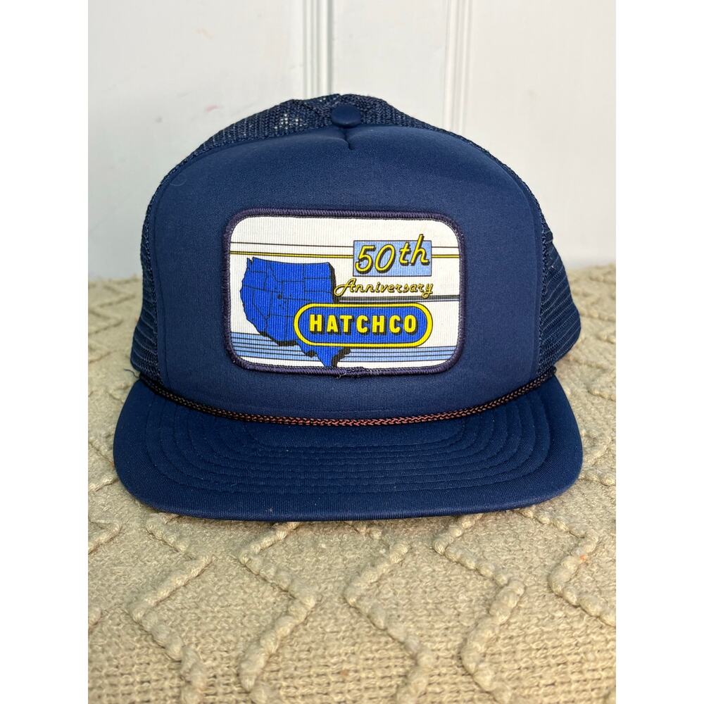 vintage Hatchco 50th anniversary trucker hat